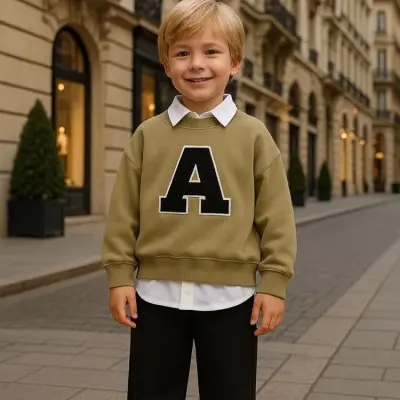 Yeni Sezon Yeşil Sweatshirt Pantolon Takım