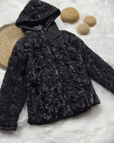 Yeni Sezon Kadifemsi Parlak Mont