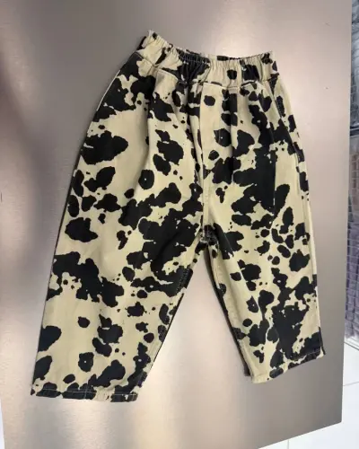 Kamuflaj Balon Tek Alt Pantolon